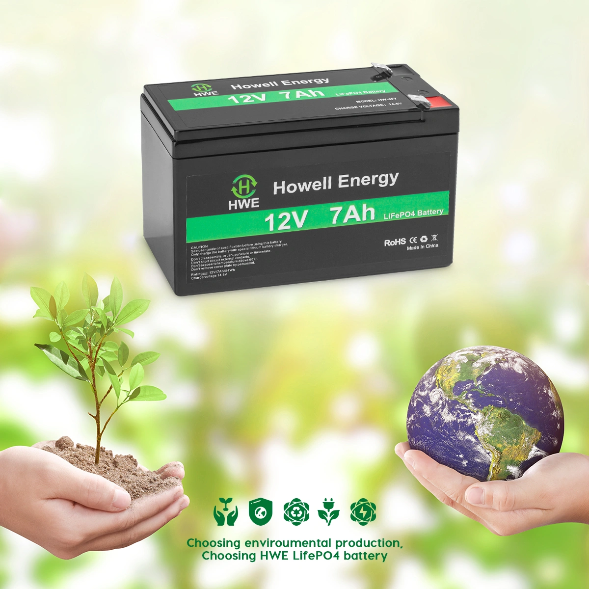LiFePO4 battery pack 12V 7Ah manufacturer