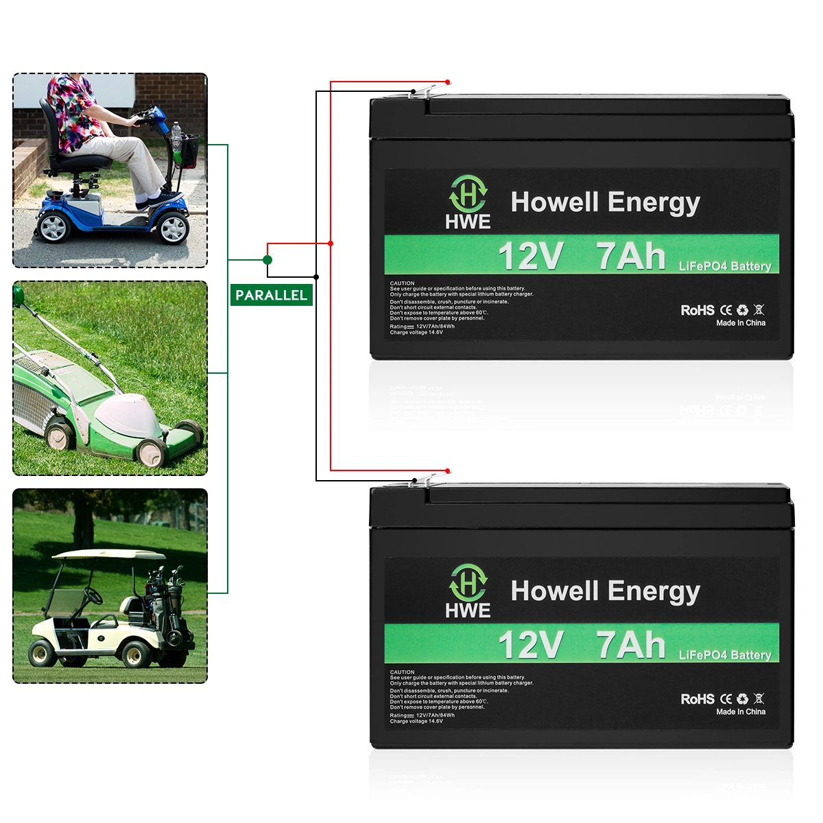 LiFePO4 battery pack 12V 7Ah manufacturer