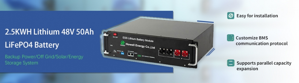 lithium 48V LiFePO4 battery pack manufacturer