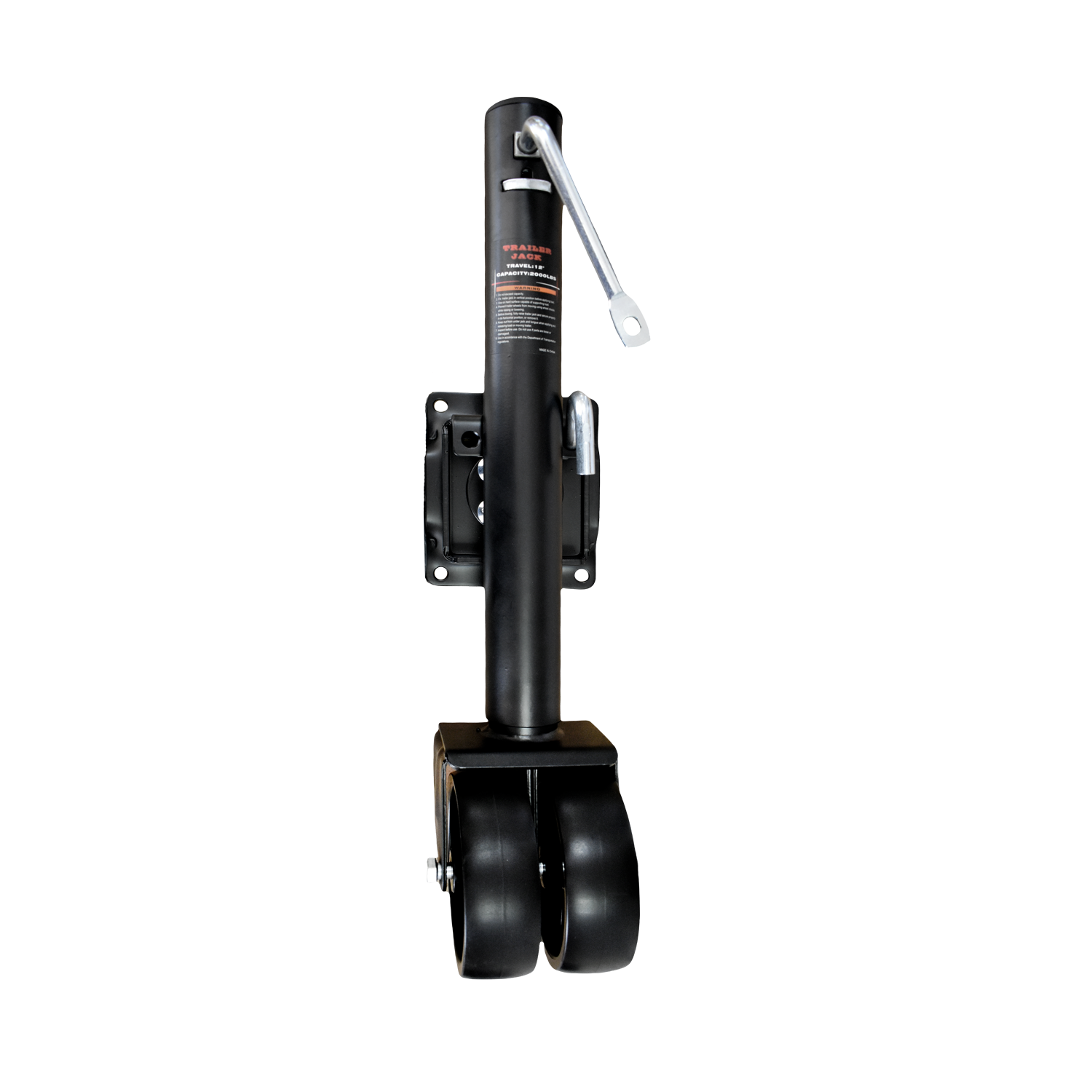 LF963-2012 2000 lb sidewind trailer jack with 6 inch wheel