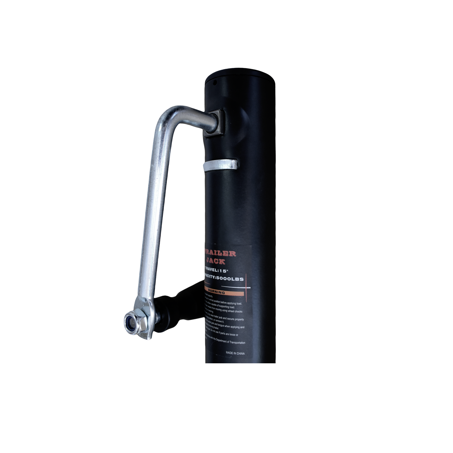 LF913-5015 black powder coated outer and inner tube detail