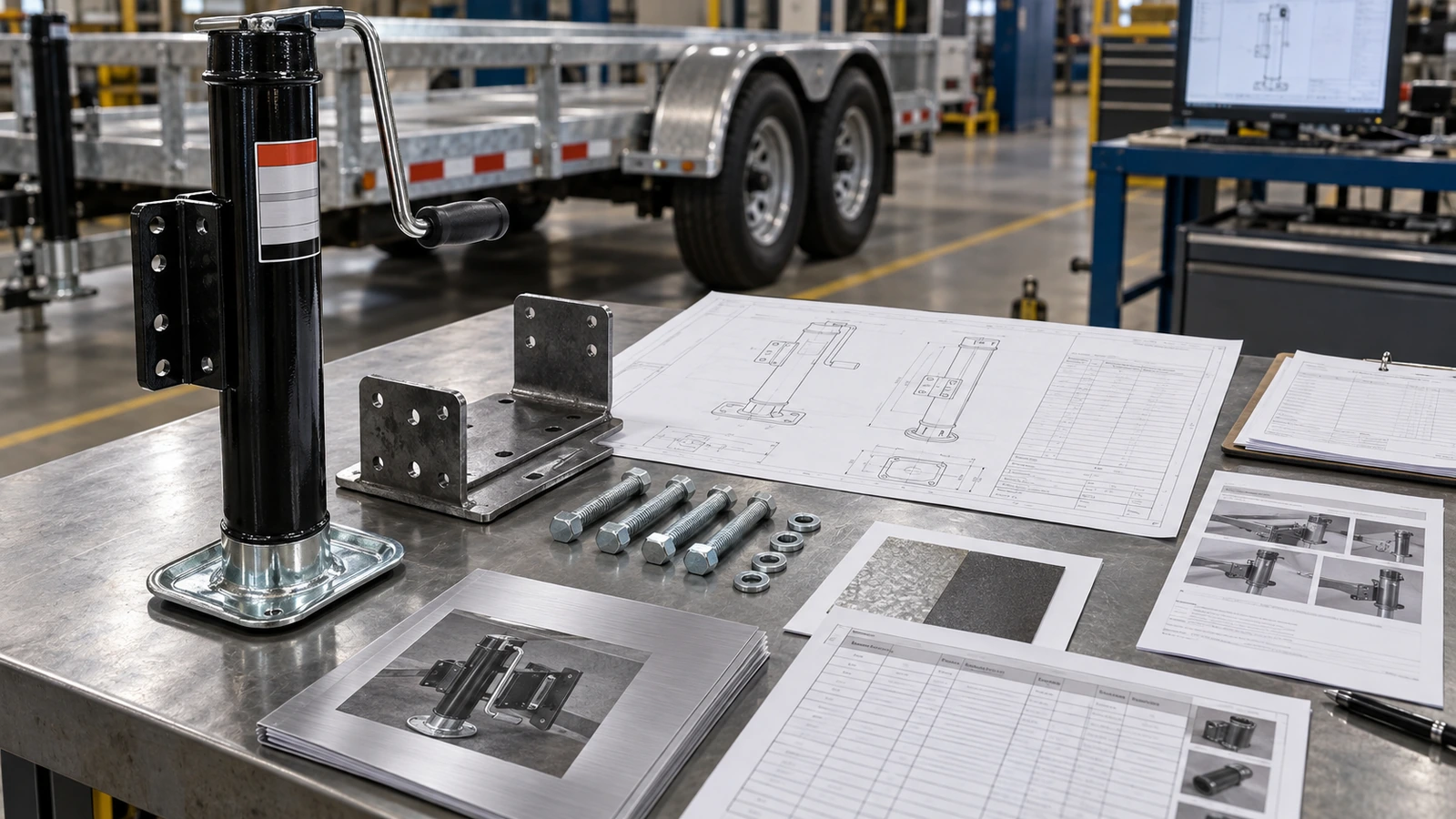 OEM-ready trailer component documentation for manufacturer and dealer compliance