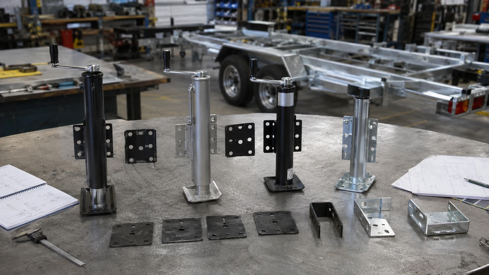 Interchangeable trailer components supporting resilient OEM sourcing