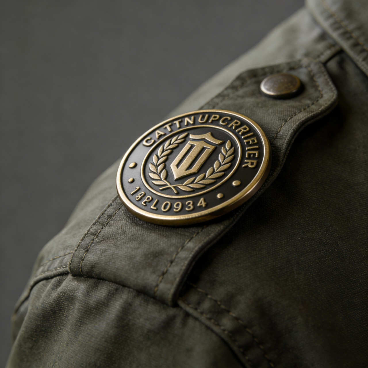 shoulders of a jacket patch