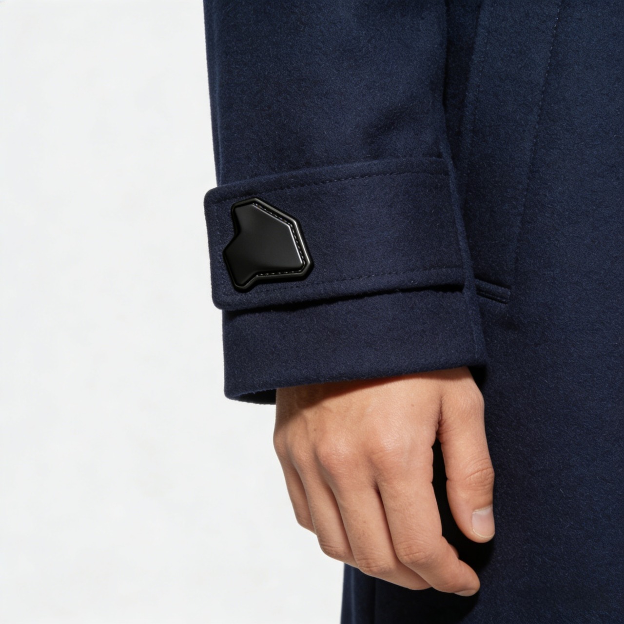 Regular-thickness badges for medium-weight coats