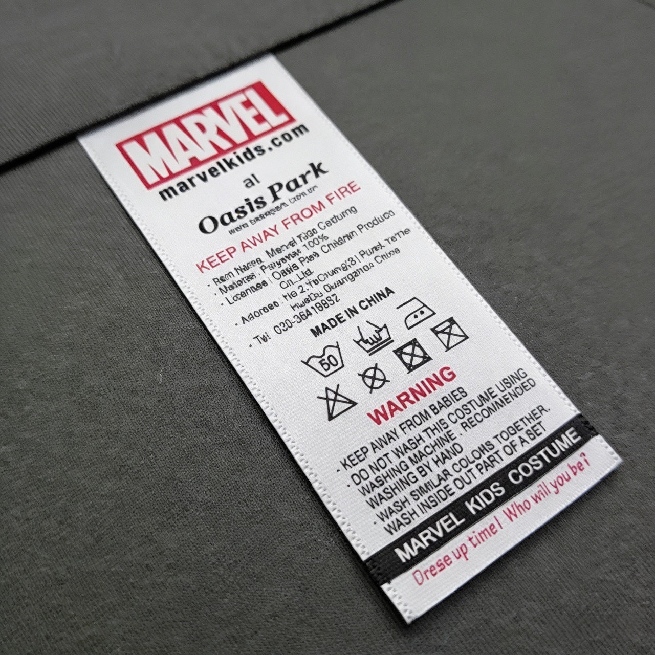 Core Information on Care Labels