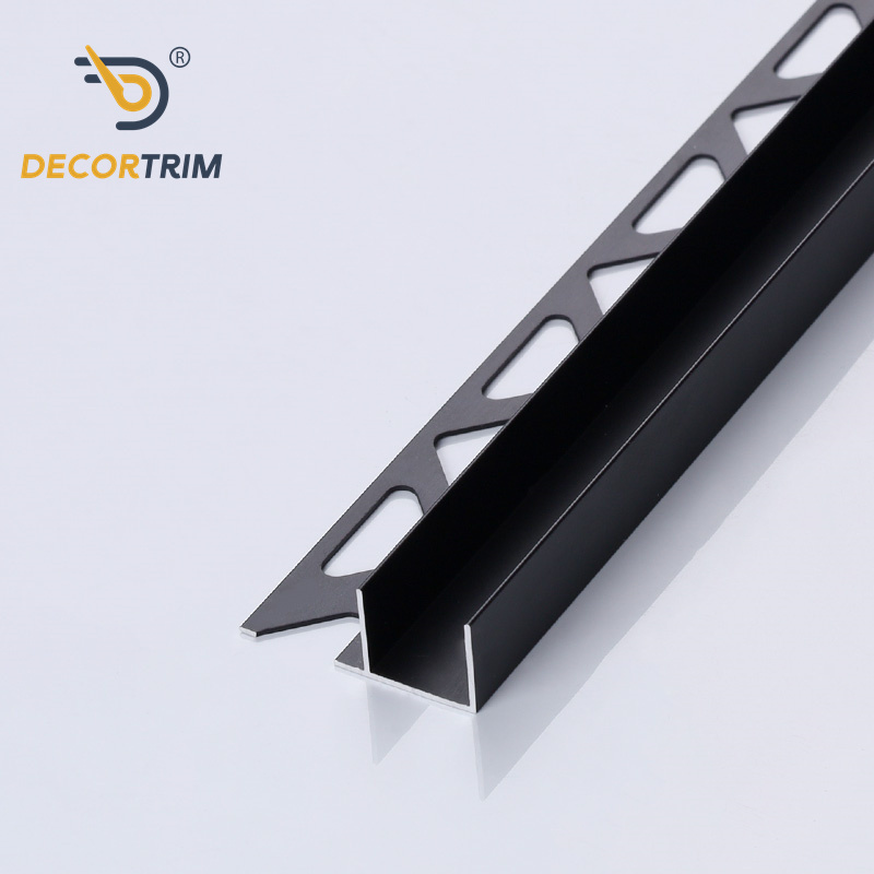 Aluminum F Shape Tile Trim , ceramic floor tile edge trim , tile edge ...