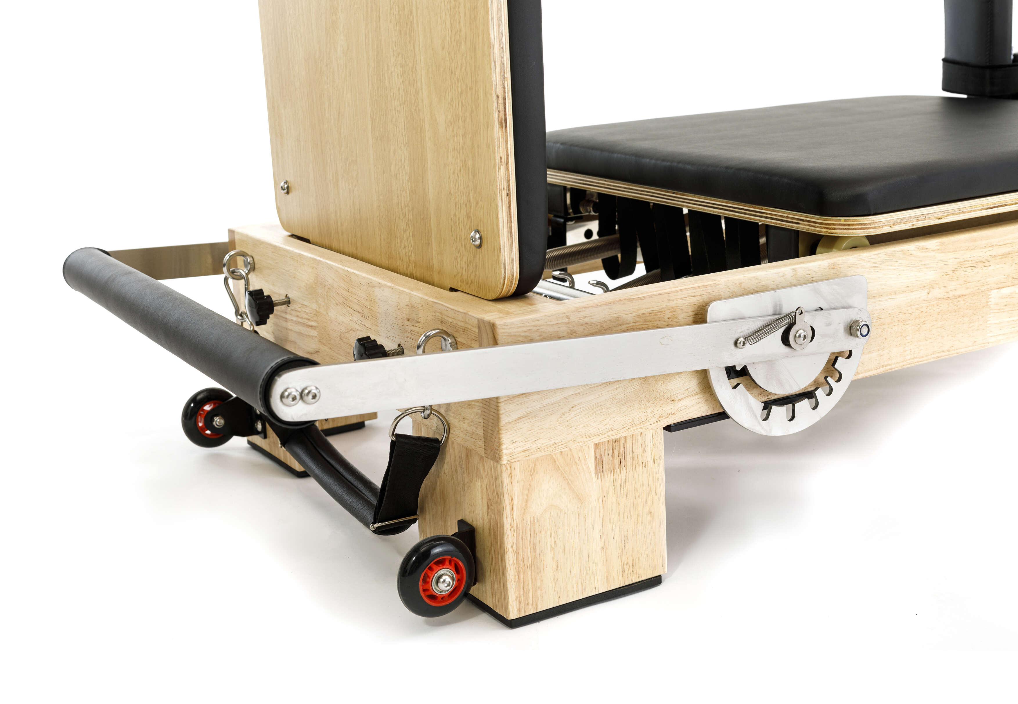 footbar, oak wood pilates reformer