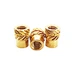 This type heat staking inserts provide the secure and reliable threaded connection. Material is Brass C3604.