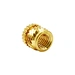 brass knurled nut