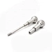 coarse knurled pot shaft