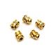 QT-M1.4x3.0-OD2.5 Hot Melt Insert  Brass C3604 Heat Stake Threaded Inserts Nut for Plastic.