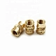High-performance heat staking inserts for thermoplastics. Our precision brass threaded inserts ensure superior pull-out strength and torque resistance. Ideal for injection molding and 3D printed parts.