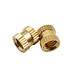 molded in threaded inserts