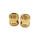 molded in threaded inserts