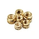 M1.6 M2 M2.5 M3 M4 M5 M6 M8 Threaded Heat Set Inserts for 3D Printing Brass Thread Insert Nuts for Plastic.