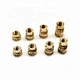Discover durable brass knurled inserts for secure, easy installation in soft materials. Ideal for electronics, knobs, and non-magnetic applications. Request a quote.