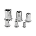 Durable 6-32 rivet nuts for strong threads in sheet metal. Aluminum and stainless steel options with easy installation. Request a quote.