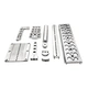 Discover aluminium natural anodised with its elegant silver-grey finish. This durable, corrosion-resistant surface is perfect for architectural and design applications.