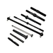 High-precision double thread screw, CNC machined for stable industrial equipment assembly.