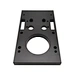black anodized aluminum part