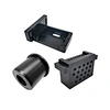 Durable powder coat black finishes provide corrosion resistance, 5H hardness, and UV protection for automotive, architectural, and industrial metal components with 60-120μm thickness.