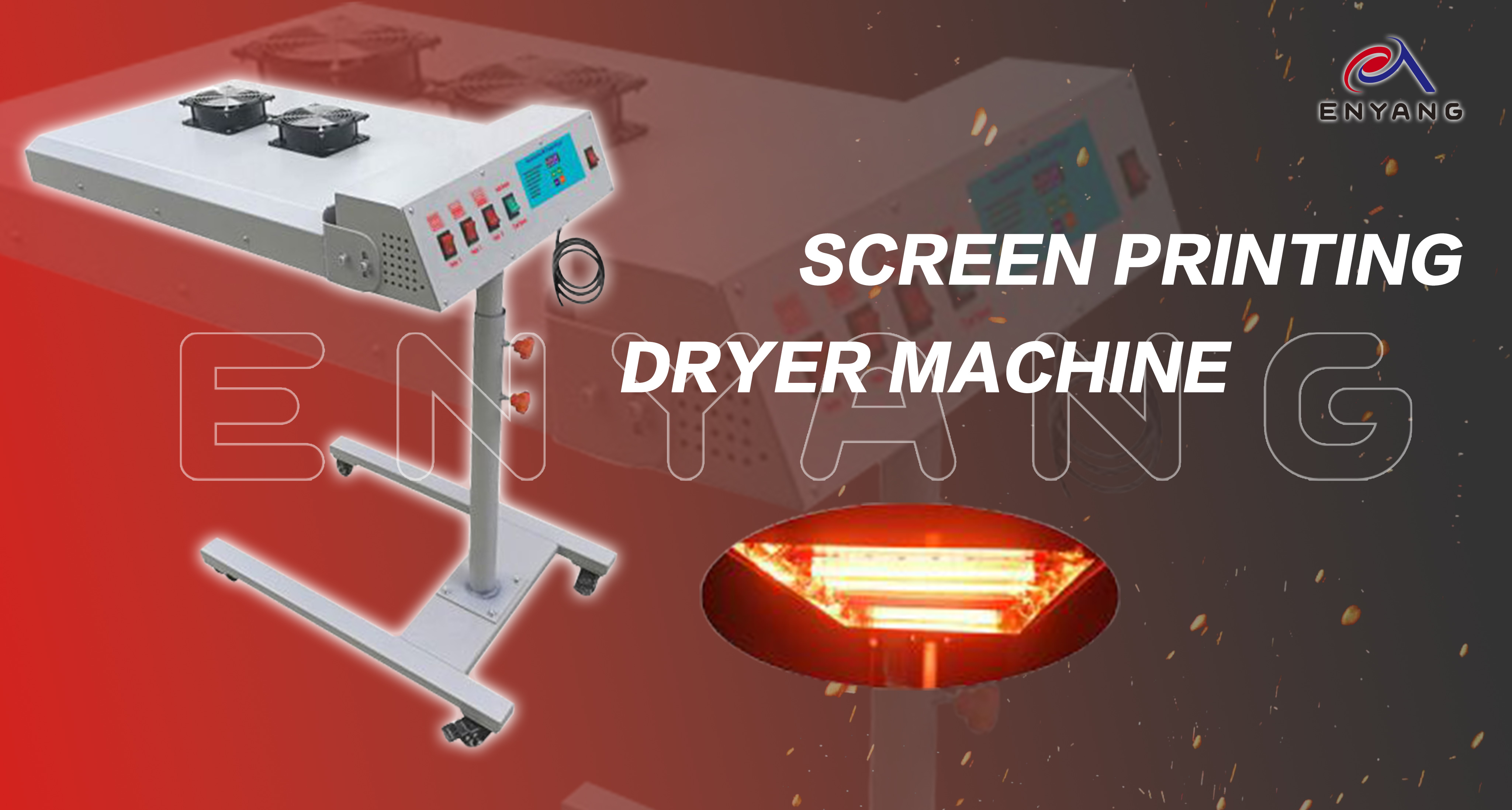 Screen printing dryer machine