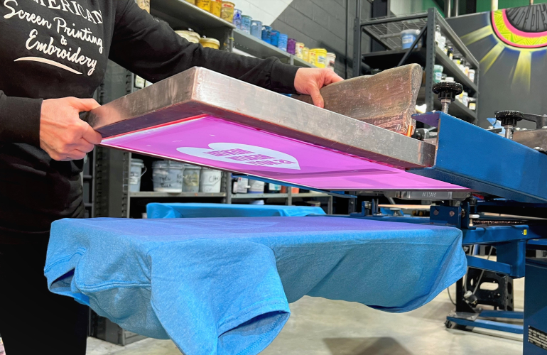 colorful screen printing