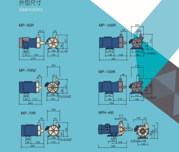 PVDF chemical pump