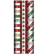 christmas toile wrapping paper