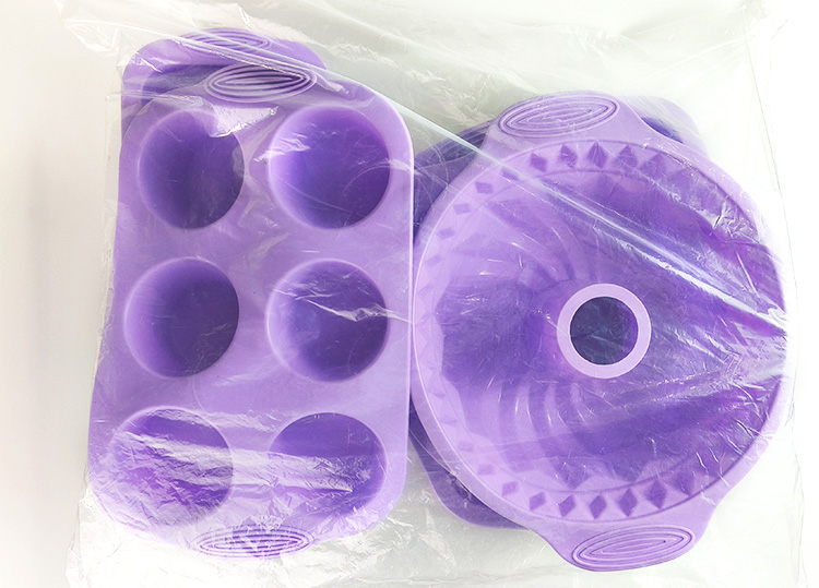6pcs Silicone Mold Set Home Gadgets Bakeware Bread Pan Kitchen Accessories silicone molds baking Nonstick Silicone Cake Mold