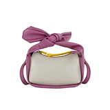 handbag with pu bowknot