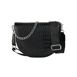 alligator chain handbag