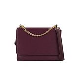 dark purple handbag