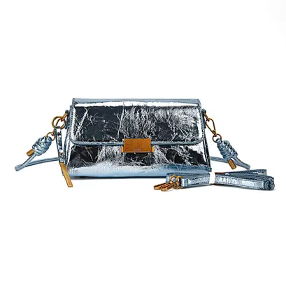 Pearl blue handbag