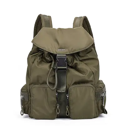 green backpack