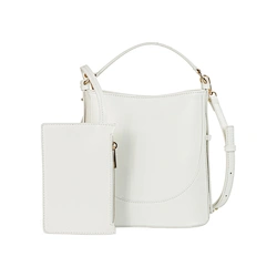 handbag with a small pendant