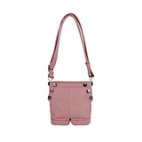 pink denim bag