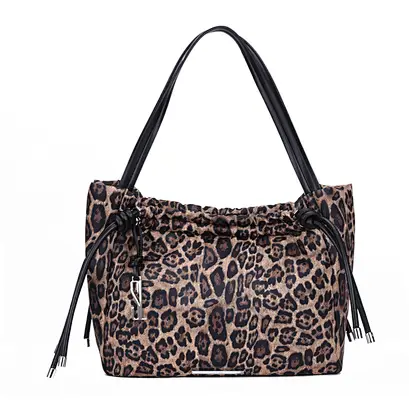Leopard print handbag