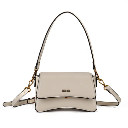 beige handbag