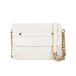 pu bag with rose gold metal