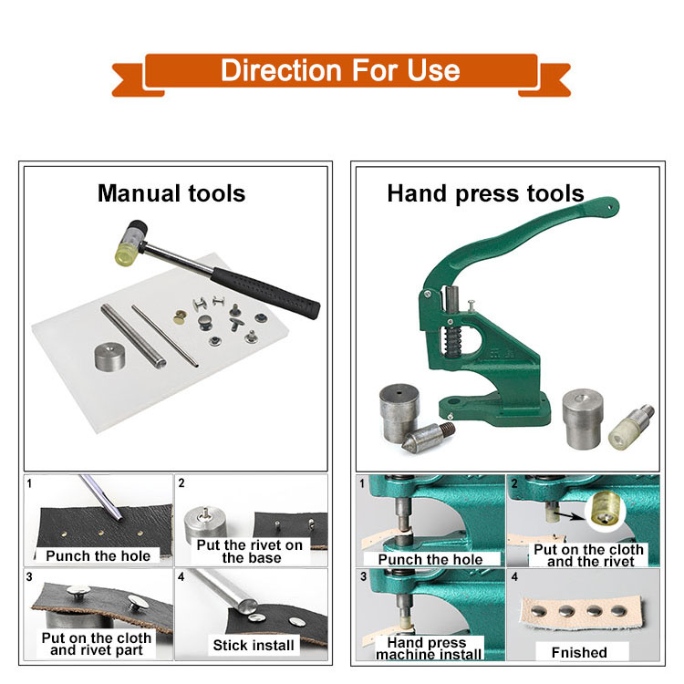 Guanfeng Rivet Fix Die Sets Manual Tools Hand Press Dies Electric Machine Mould Rivet Install Setting Mould Die