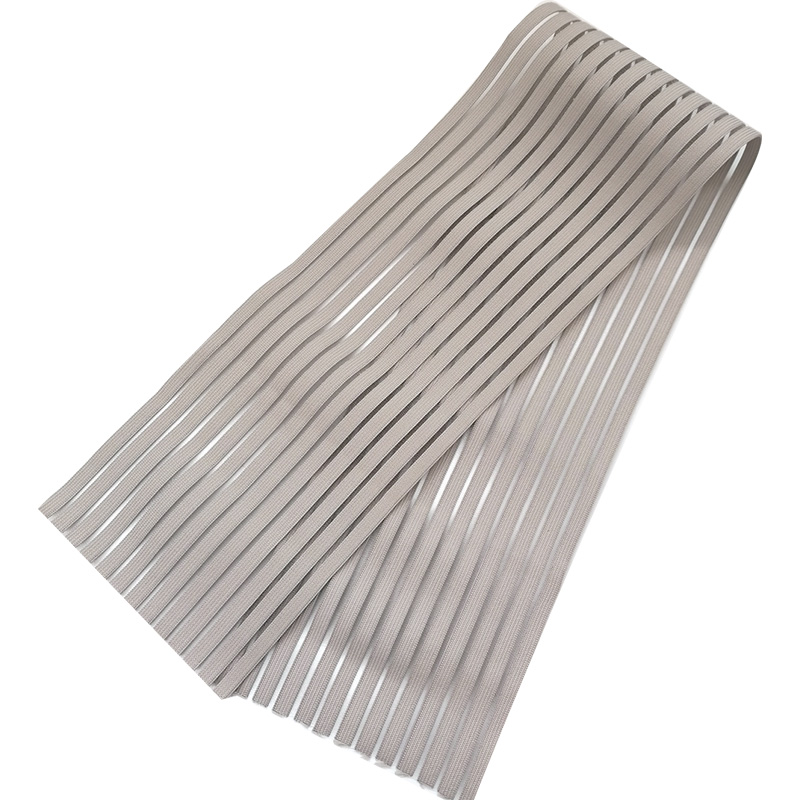 Shredded Fish Woven Jacquard Elastic web band /Tape/Ribbon 50mm White Fish Shred Elastic Band Webbing Mesh elastic ribbon