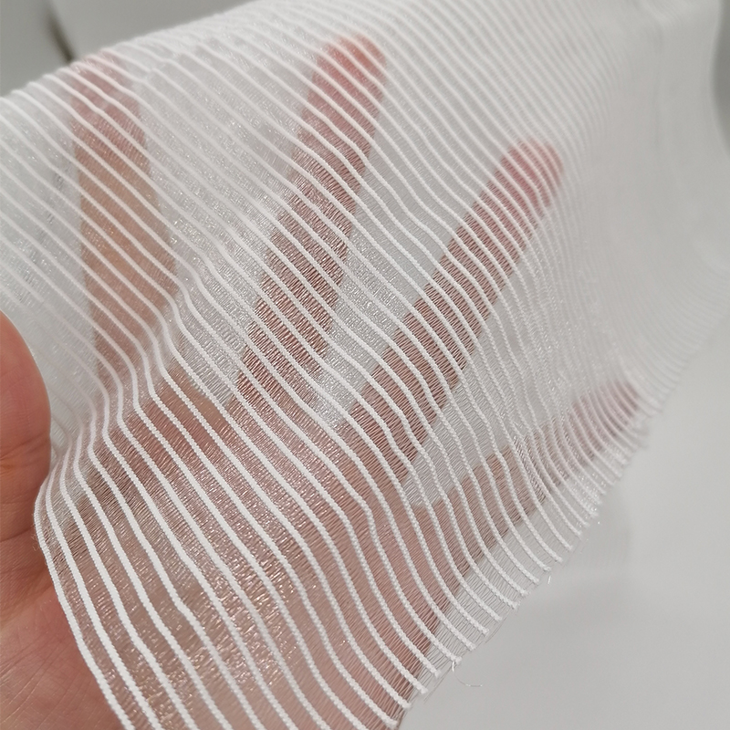 Shredded Fish Woven Jacquard Elastic web band /Tape/Ribbon 50mm White Fish Shred Elastic Band Webbing Mesh elastic ribbon