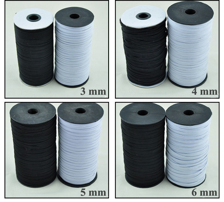 Ready to Ship High Stretch Flat Elastic Tape Different Use Rubber Elastic Band