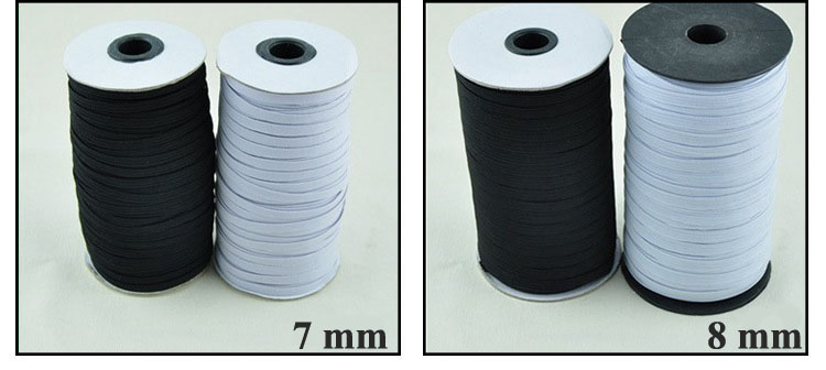 Ready to Ship High Stretch Flat Elastic Tape Different Use Rubber Elastic Band