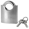 brass shackle padlock
