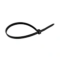 60PC BLACK 4.8MM X 200MM CABLE TIES
