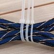 white nylon cable ties