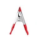 2 metal spring clamps